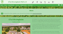 Desktop Screenshot of etus-bissingheim.de