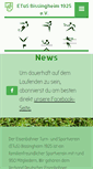 Mobile Screenshot of etus-bissingheim.de