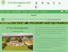 Tablet Screenshot of etus-bissingheim.de